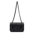 Shoulder Bag Rare 2.55 Reissue Flap Bag So Black Mini Black Aged Quilted Chevron Leather
