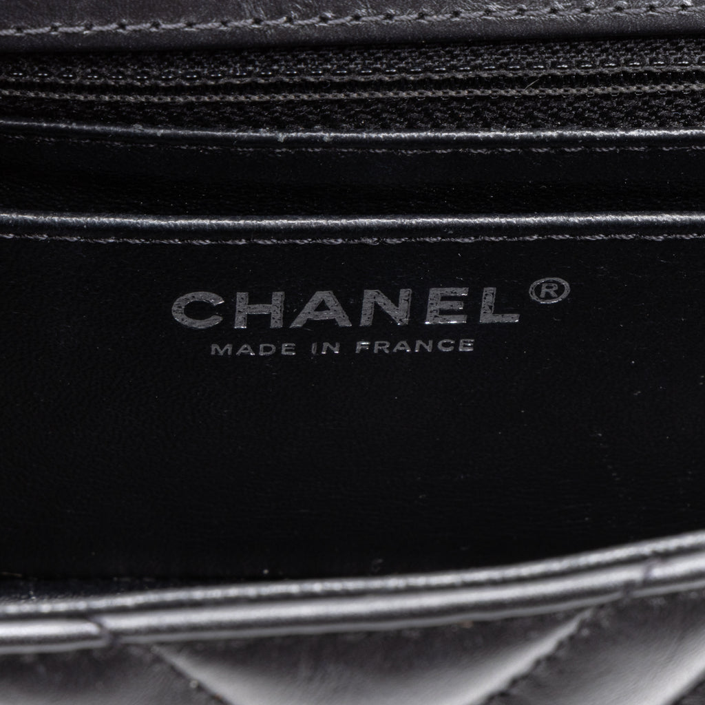 Shoulder Bag Rare 2.55 Reissue Flap Bag So Black Mini Black Aged Quilted Chevron Leather