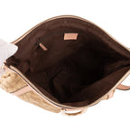Bandolera Abbey con anilla en D de lona GG Monogram rosa