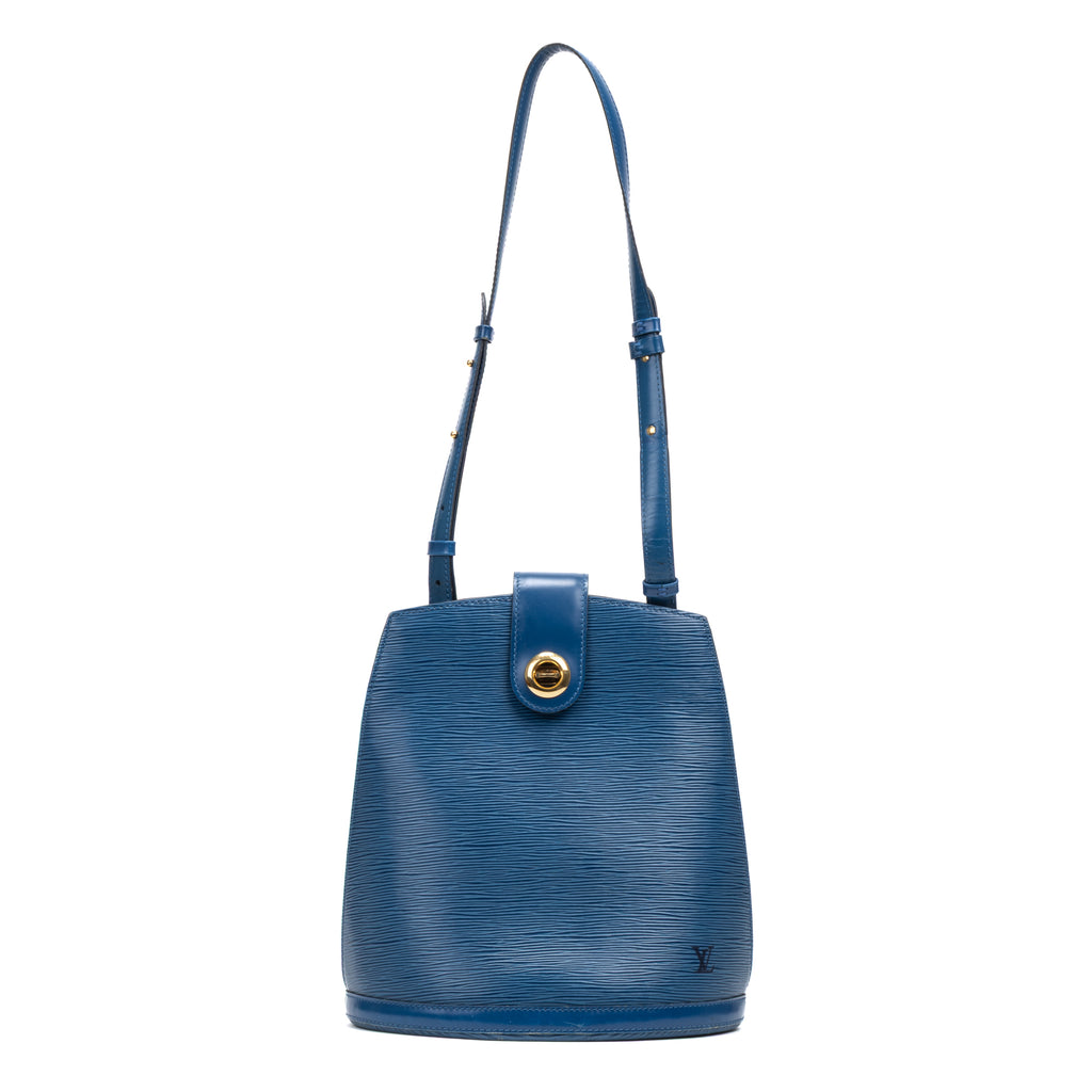 Handbag Cluny Blue Epi