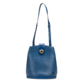 Handbag Cluny Blue Epi