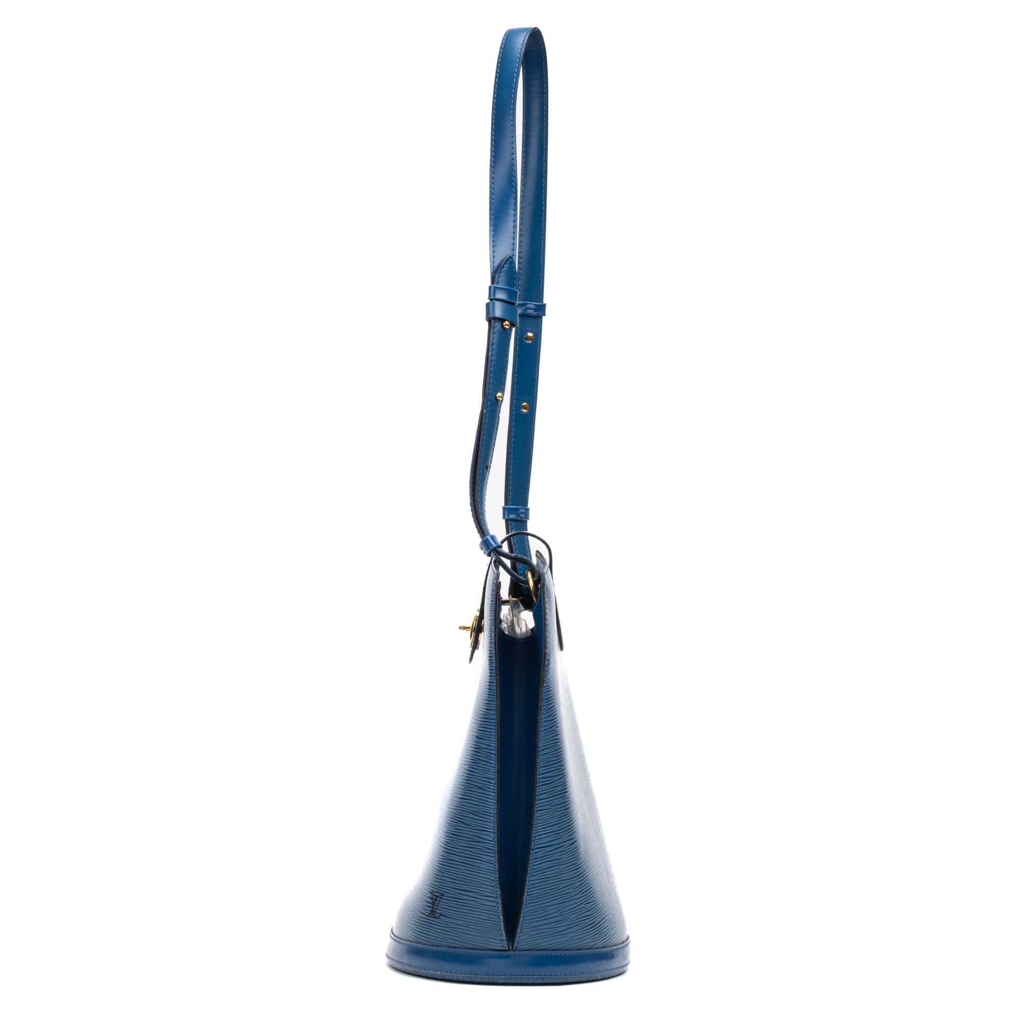 Handbag Cluny Blue Epi
