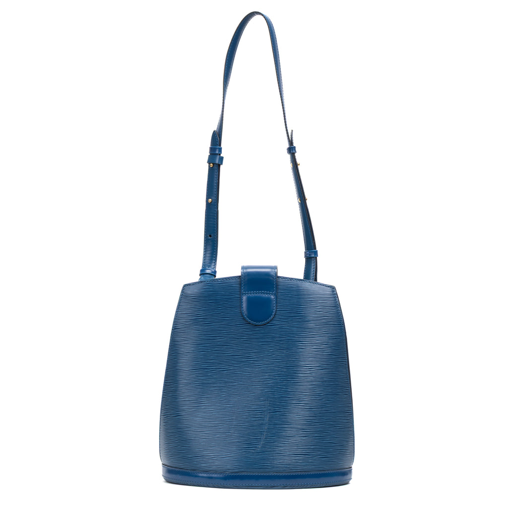 Handbag Cluny Blue Epi