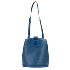 Handbag Cluny Blue Epi