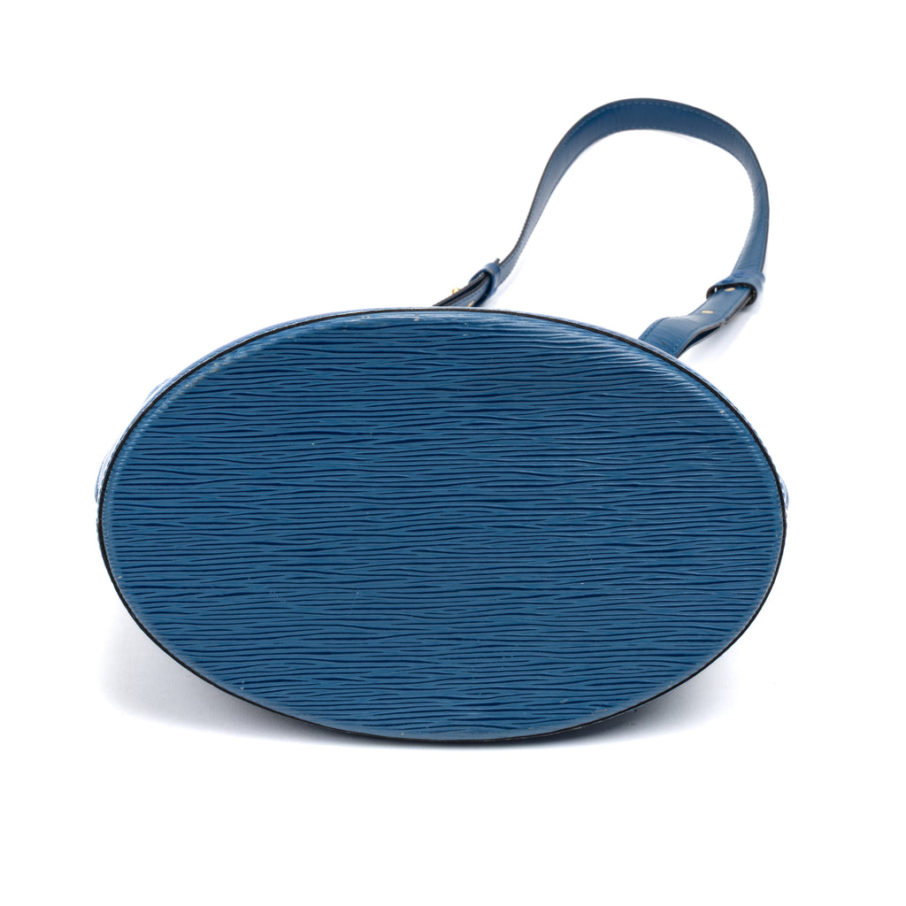 Handbag Cluny Blue Epi