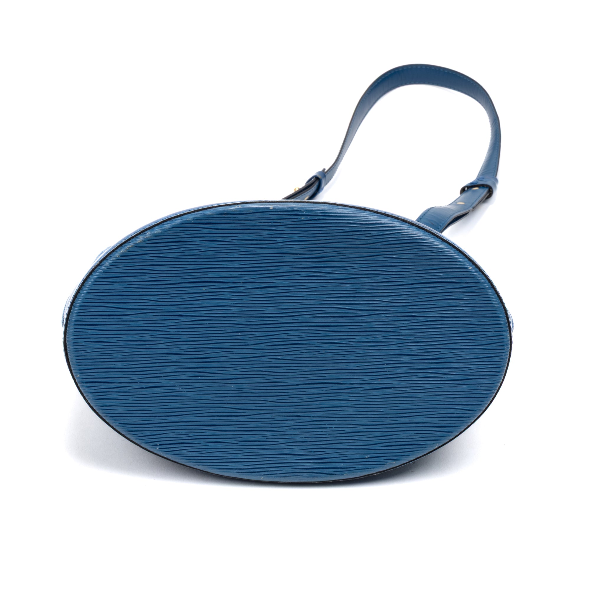 Handbag Cluny Blue Epi