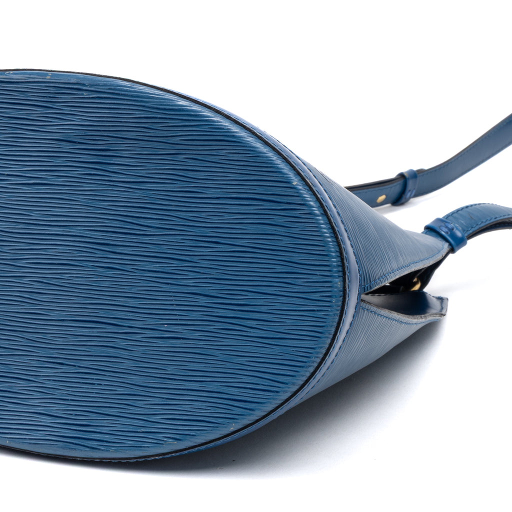 Handbag Cluny Blue Epi
