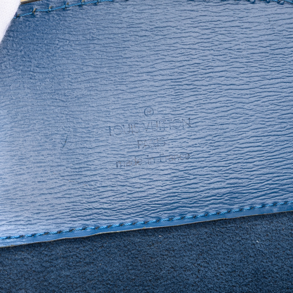 Handbag Cluny Blue Epi