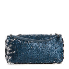 Shoulder Bag Chanel Paris-Cuba Coco Sequins Cuba Flap Blue Coco Sequins Canvas