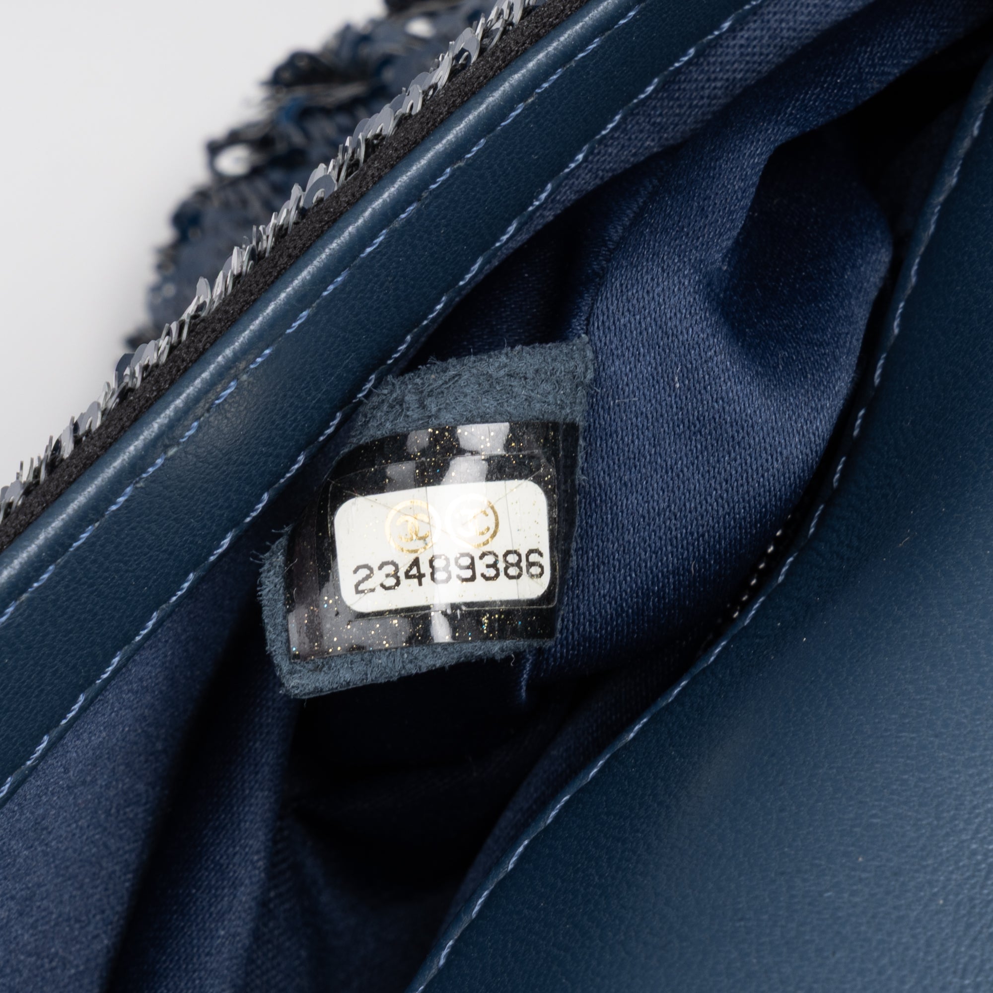 Shoulder Bag Chanel Paris-Cuba Coco Sequins Cuba Flap Blue Coco Sequins Canvas
