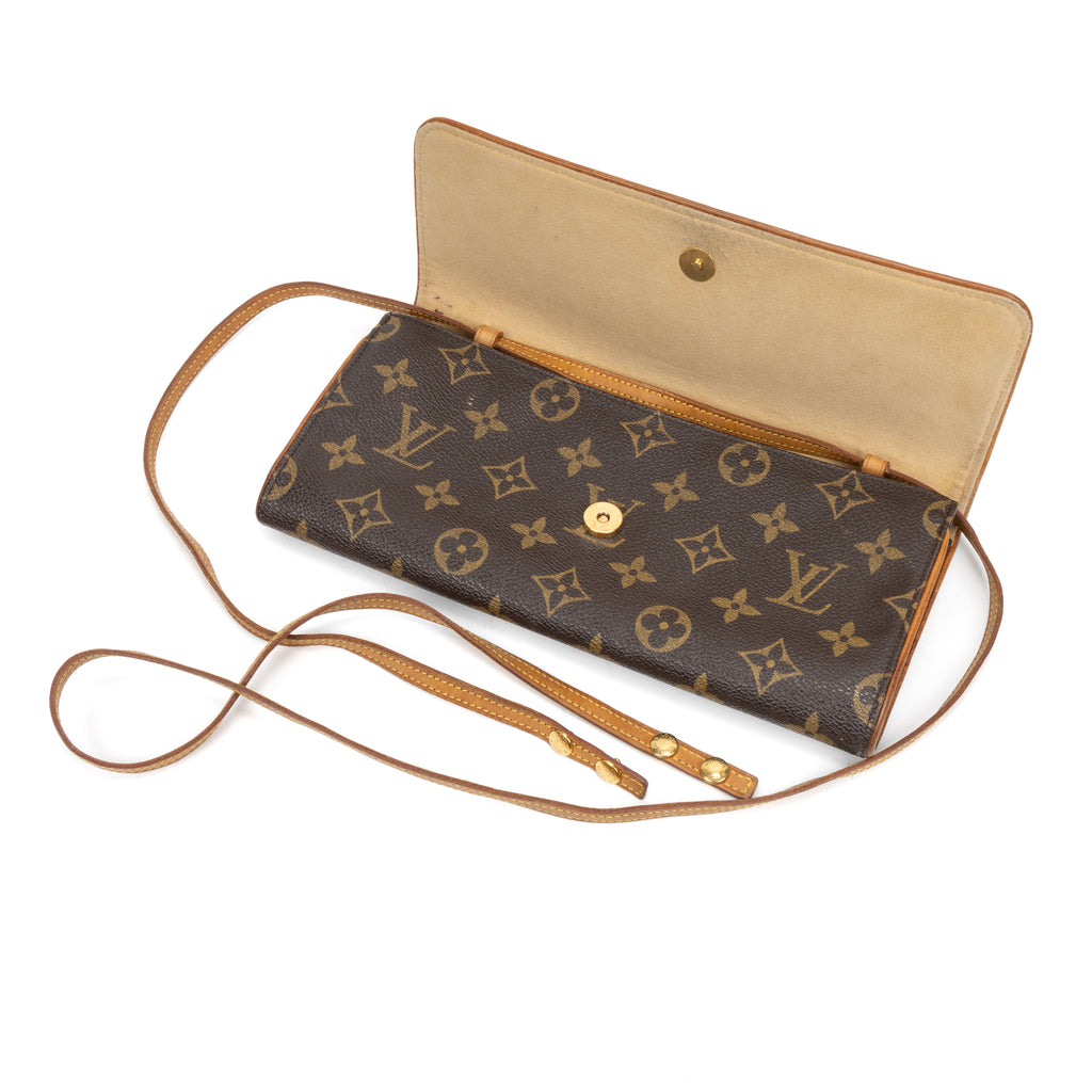 Pouch Twin GM Brown Monogram Canvas