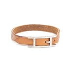 Bracelet Behapi Simple Tour Bracelet Brown Calfskin Leather