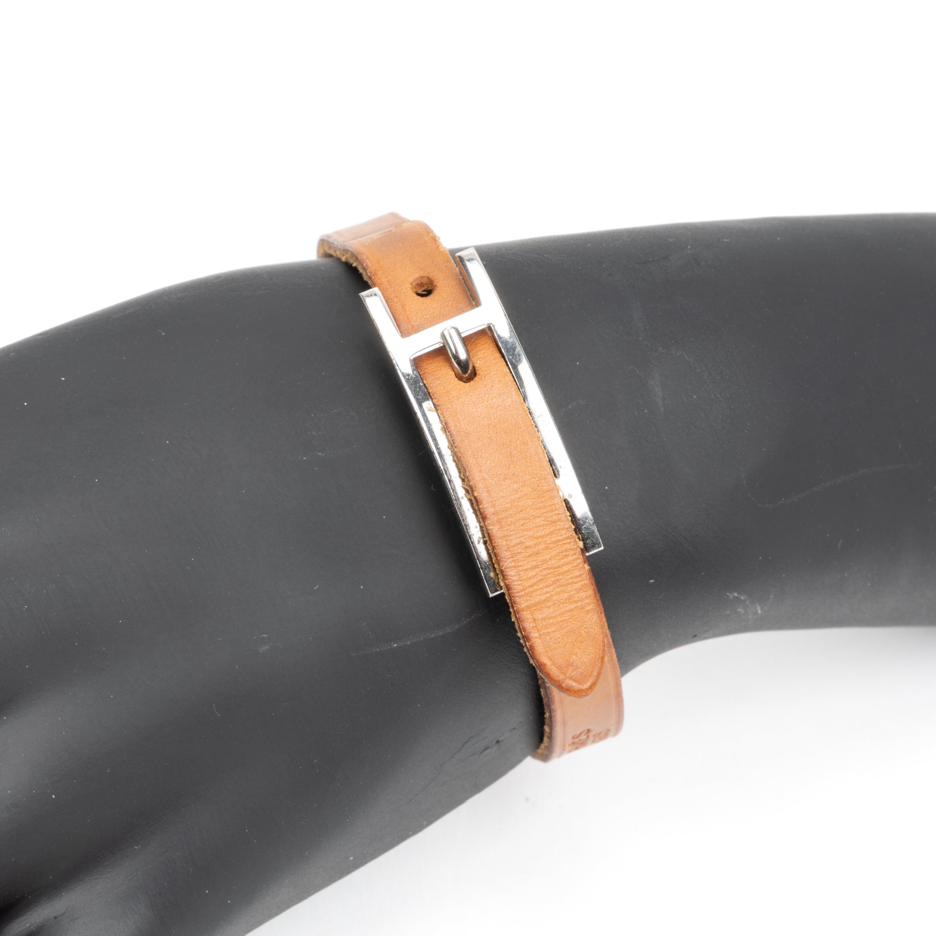 Bracelet Behapi Simple Tour Bracelet Brown Calfskin Leather