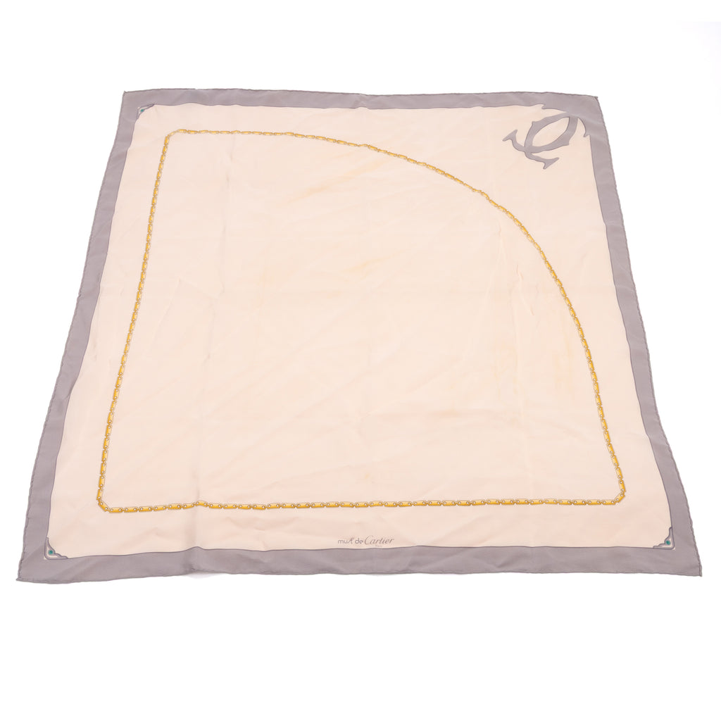 Scarf Must de Cartier Scarf Light Pink 100% Silk