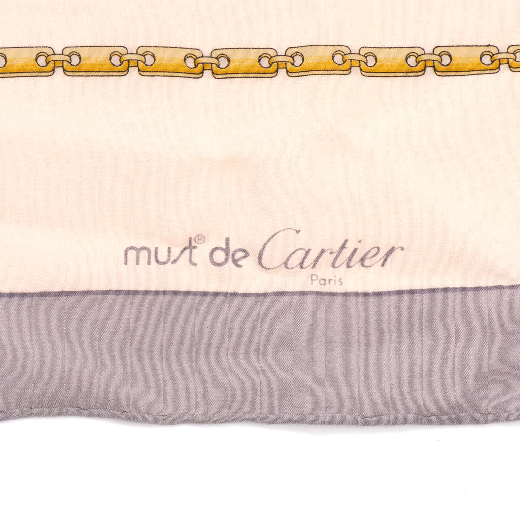 Scarf Must de Cartier Scarf Light Pink 100% Silk