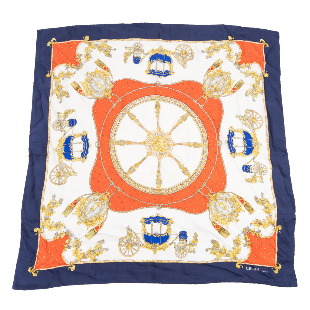 Scarf Scarf Blue 100% Twill Silk