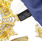 Scarf Scarf Blue 100% Twill Silk