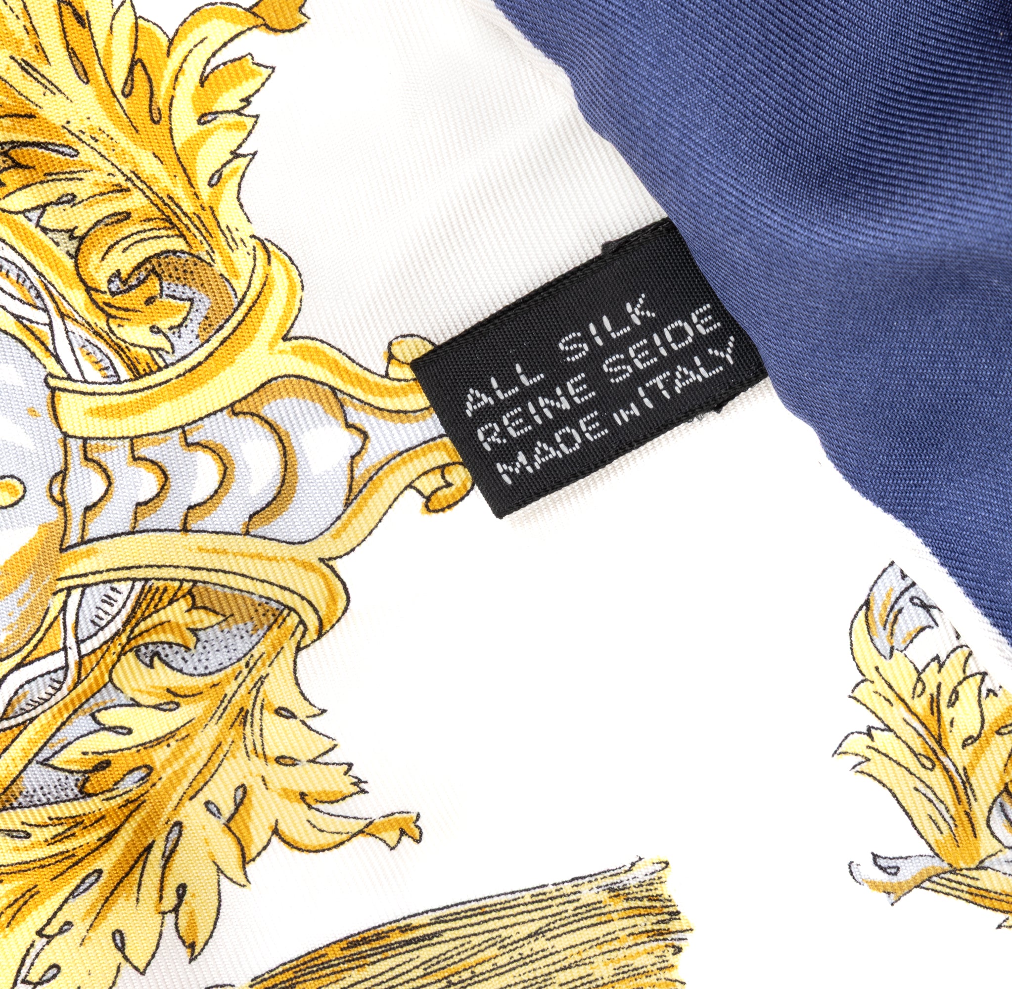 Scarf Scarf Blue 100% Twill Silk