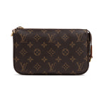 Pouch Accessory Pouch Brown Monogram Canvas