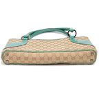 Shoulder Bag Vintage Tote Beige Monogrammed Canvas