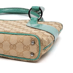 Shoulder Bag Vintage Tote Beige Monogrammed Canvas