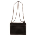Handbag Sunset Medium Black Calfskin Leather