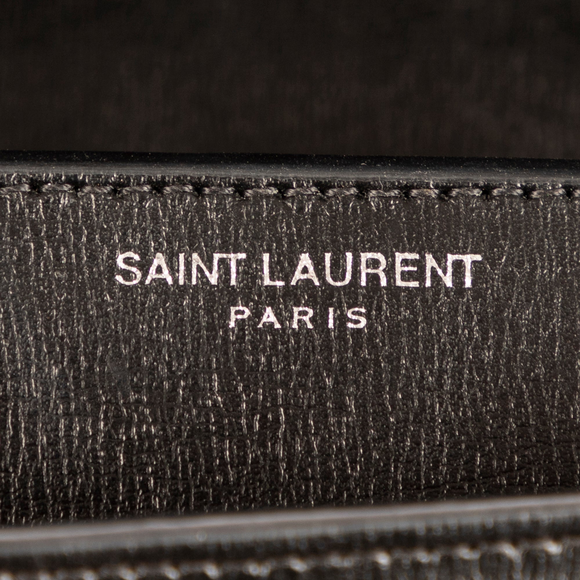 Handbag Sunset Medium Black Calfskin Leather