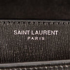 Handbag Sunset Medium Black Calfskin Leather