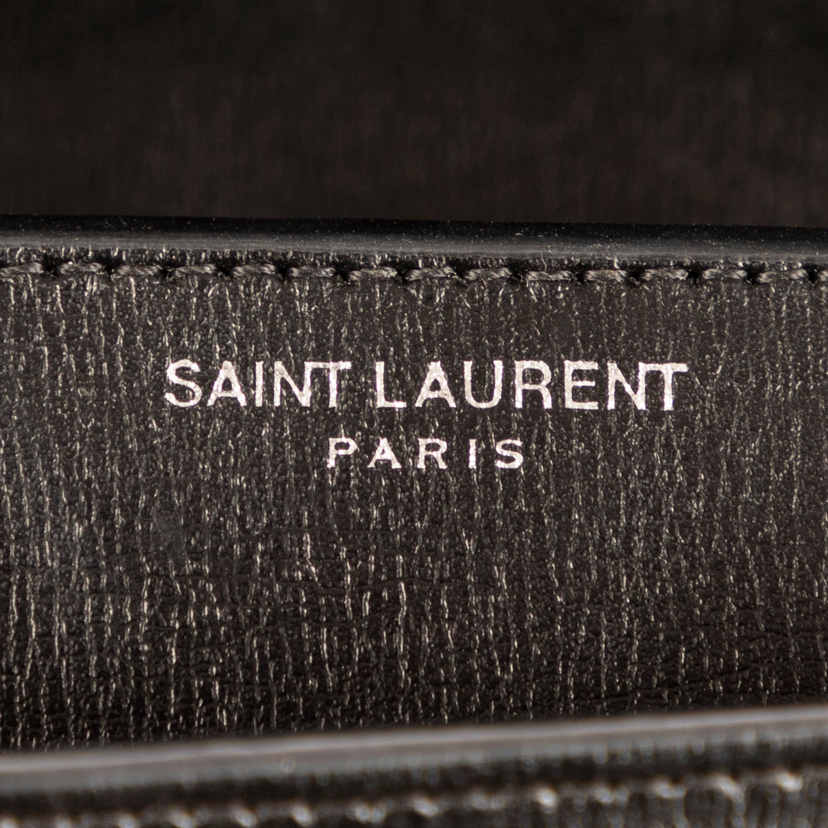 Handbag Sunset Medium Black Calfskin Leather