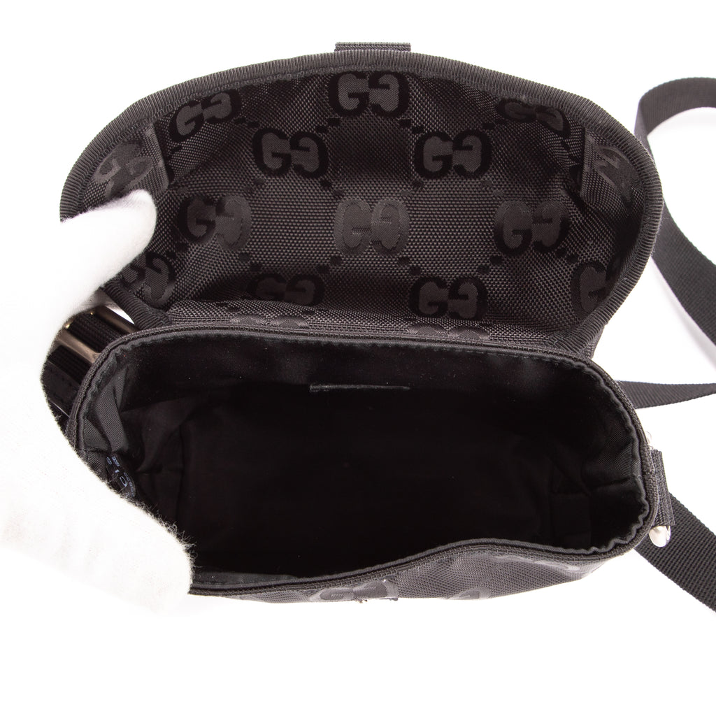Shoulder Bag Crossbody Giant G Black Large GG Canvas