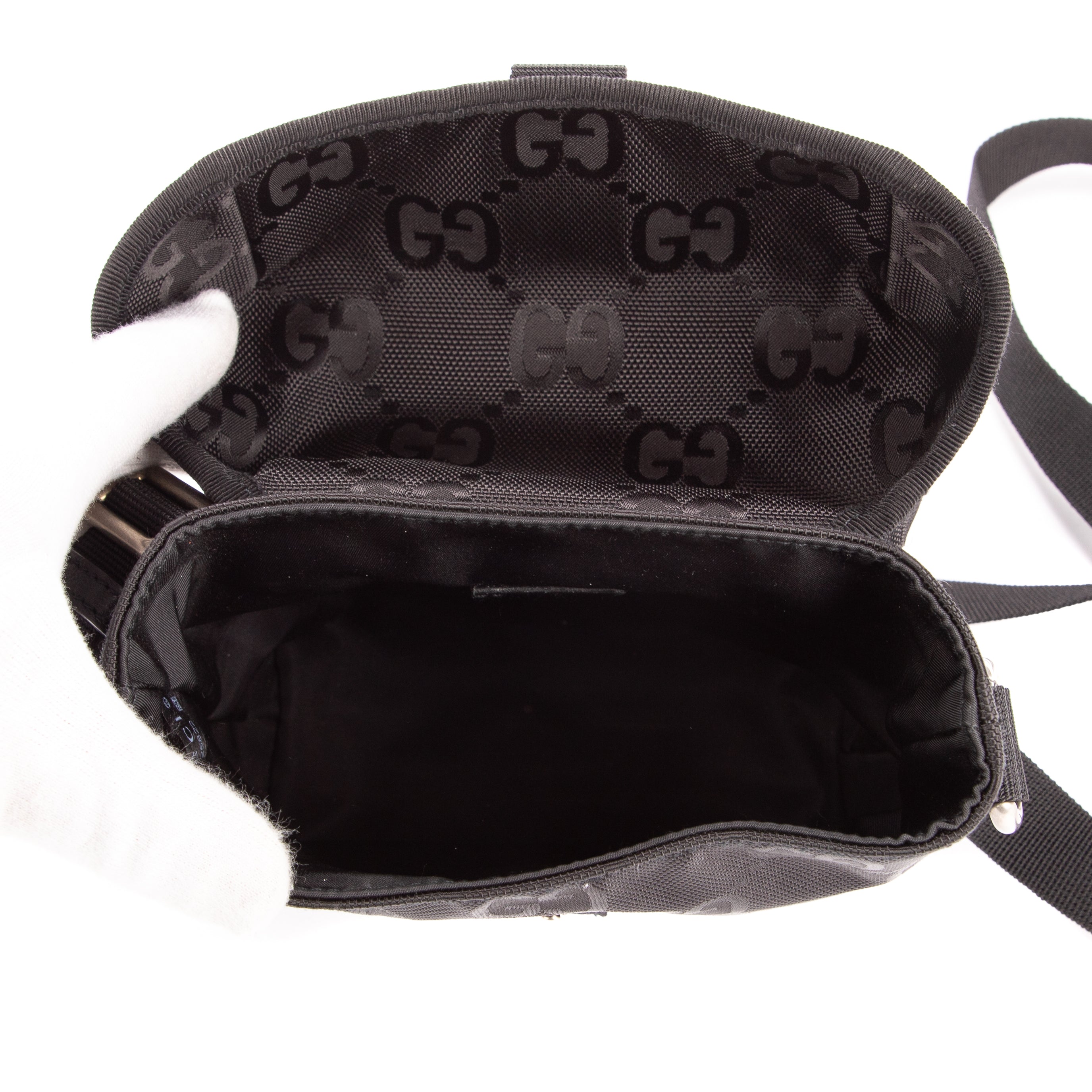 Shoulder Bag Crossbody Giant G Black Large GG Canvas