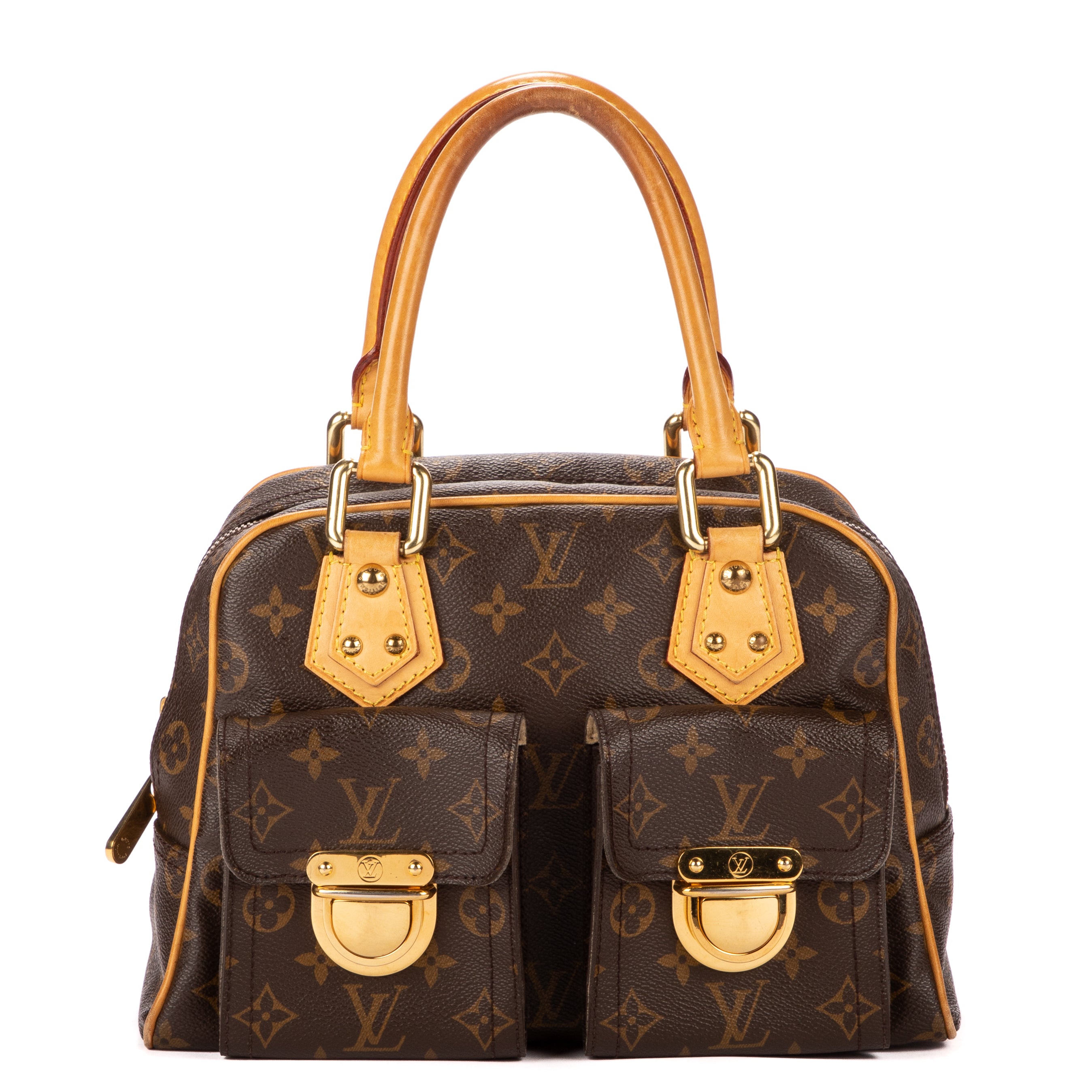 Handbag Manhattan PM Brown Monogram Canvas