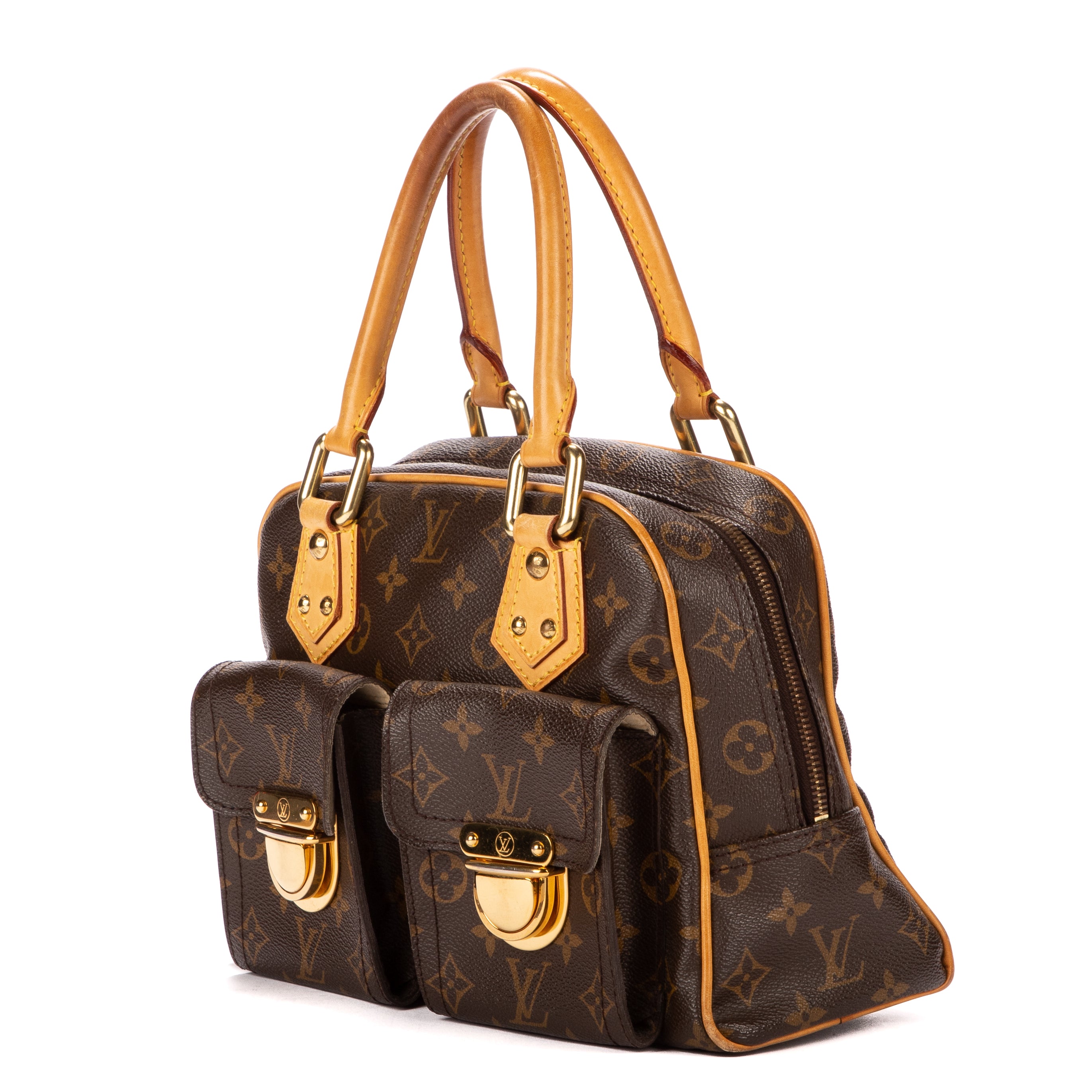 Handbag Manhattan PM Brown Monogram Canvas
