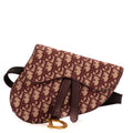 Waist Bag Saddle pouch Burgundy Monogram Canvas