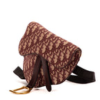 Waist Bag Saddle pouch Burgundy Monogram Canvas