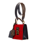 Bolso de hombro Spring Street Monogram Vernis rojo