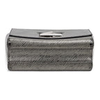 Shoulder Bag Twist MM Silver Denim Epi