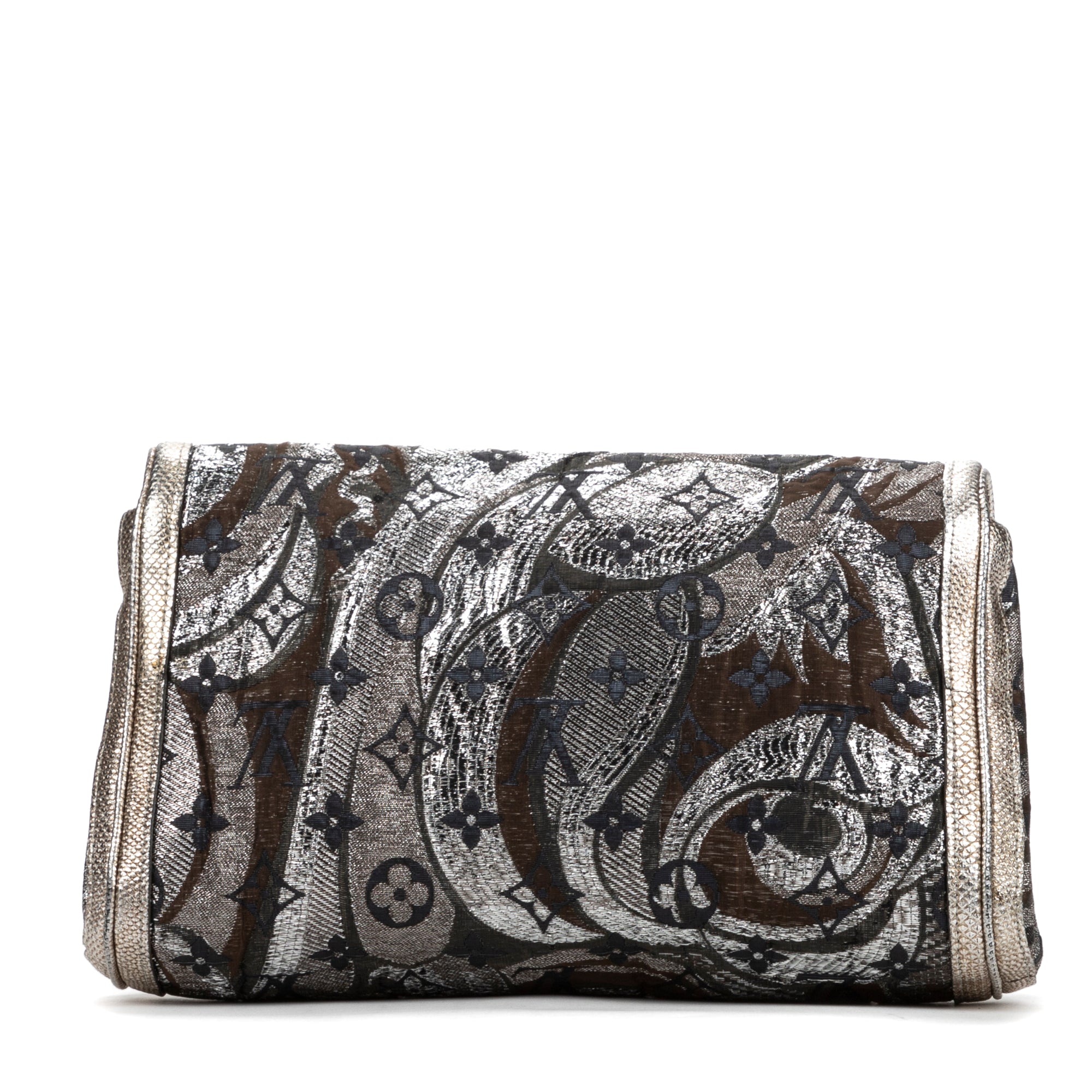Clutch Ltd. Ed. Brocade Thalie Black Quilted Canvas