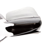Sac Bandoulière Ville Day Flap Crossbody Cuir de Veau Gris