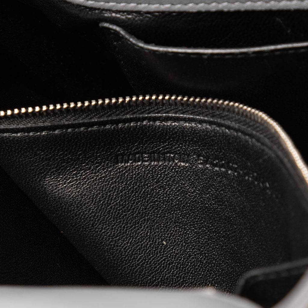 Shoulder Bag Ville Day Flap Crossbody Grey Calfskin Leather