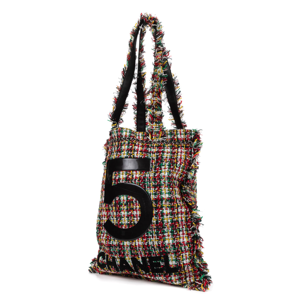 Shoulder Bag Tweed 5 Shopping tote Multicolour Tweed Canvas