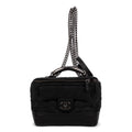 Handbag Vanity case Round Black Caviar Leather