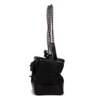 Handbag Vanity case Round Black Caviar Leather