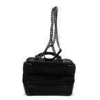 Handbag Vanity case Round Black Caviar Leather
