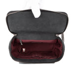Handbag Vanity case Round Black Caviar Leather