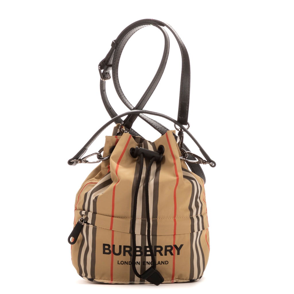 Burberry - Petit sac seau - Beige