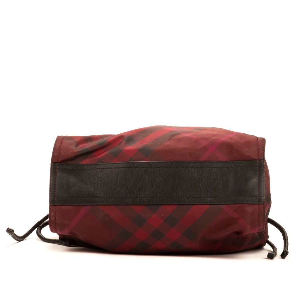 Bolso de mano Buckleigh lona de nailon Burdeos