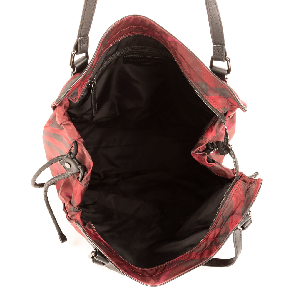 Bolso de mano Buckleigh lona de nailon Burdeos