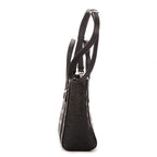 Bolso de mano Mini Tote Lona Revestida Visetos Negra