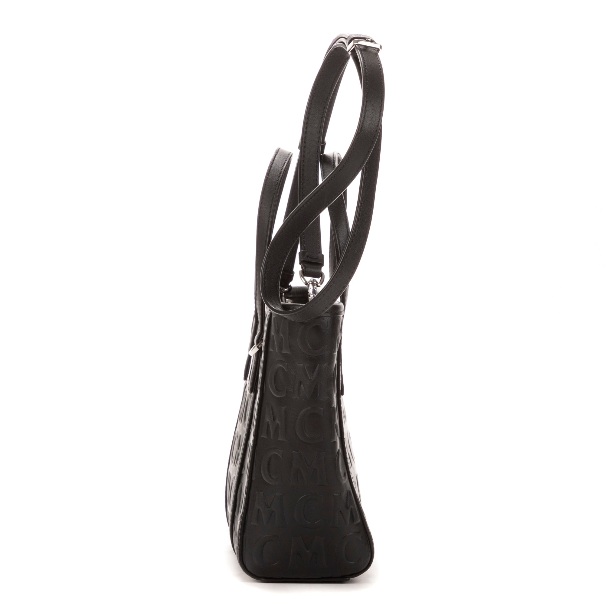 Handbag Mini Tote Black Visetos Coated Canvas